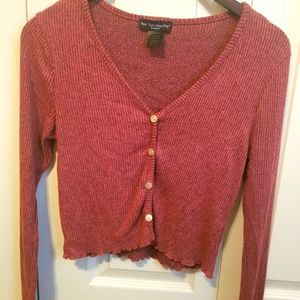 Long sleeve crop top
